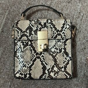 Mango Snake Print Bag